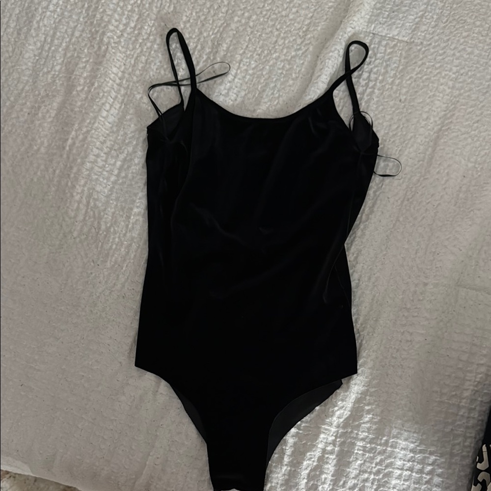 Black Velvet Bodysuit